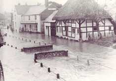 Severe flooding in East Meon in the 1950s, picture gallery