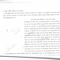Abstract of Title, Declaration 1