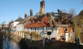 Brook and Hockley Cottages Fire 2013. The Aftermath