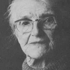 Clara Fisher, who lived in Vicarage Lodge and who was interviewed by Freddie Standfield for his book 'The History of East Meon'.