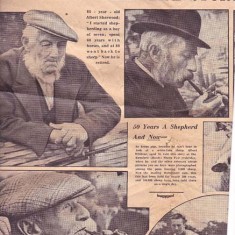 Newspaper clipping which includes James Ray, John's father-in law, and Albert Whitear.