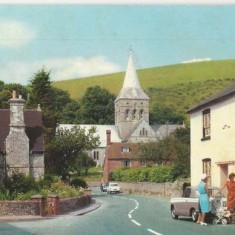1968 Colour photo of Church Street, sent as post card to Miss K Goodrum of Swaffham. 