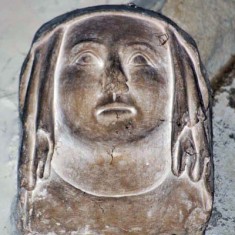 Corbel on the north wall