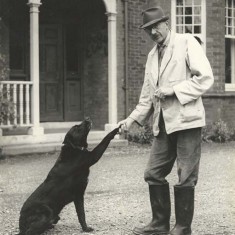 Ernest Noyce with Hero, 1959