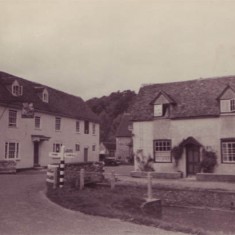 The George in the early 20th century. The original structure was probably built in the late 17th century.