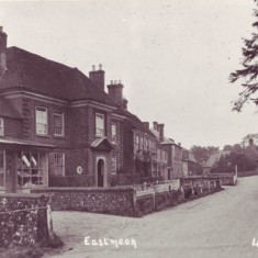 An early 20th century post card showing the shop, then run by David Coles.