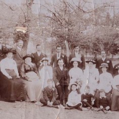 John's grandmother, second from left