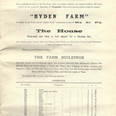 Hyden Farm 'The House' (George Cannings, £85)