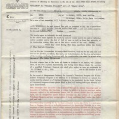 Lloyds Livestock policy inside sheet