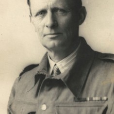 Rev Milne in uniform
