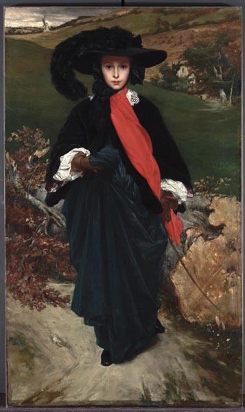 Portrait of May Sartoris, painted at Westbury by Frederick Leighton