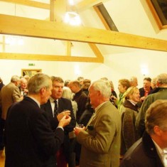 Despite dreadful wind and rain that day, the event was very well attended - an estimated 150 people, both Petersfield parishioners and the congregation of All Saints. Its Vicar, Canon Terry Louden, welcomed his catholic guests in the name of Christian Unity, emphasising the similarities rather than the differences between the two branches of Christianity, a sentiment echoed by Canon Hetherington.