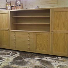 The vestry unit, complete and ready to be disassembled