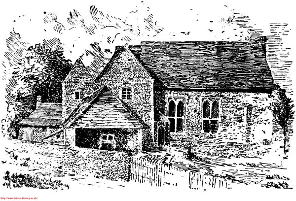 Engraving of The Court House, from the Victoria County History.