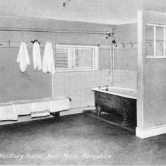One of the bathrooms in the boys' school. 
