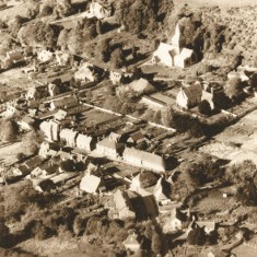 Aerial photograph East Meon, post WWII