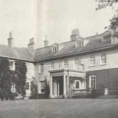 Bereleigh front entrance, 1918, from the sales particulars.