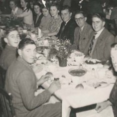 Dinner in the Institute, early '50s