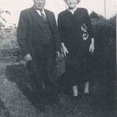 Great Great Granny Alice with Albert. Albert was born on New Year’s Day in 1872; he was one of 14 children!! He also attended the village school and would have started around about 1877. He grew up to become a carter for the Tosdevines for many years and actually worked until he was 80. 