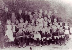 Schoolchildren at the National School
