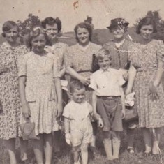 Ladies with three children