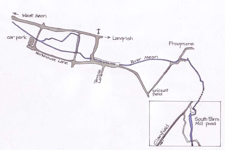 Plan of River through village