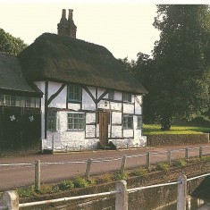 White Cottage and river