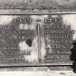 Names on War Memorial