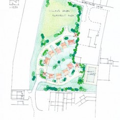 First plan for housing submitted by HGP planning.
