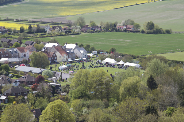 Aerial view Country Fair