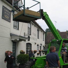 Front loader at the George, with Dominic Carney, Alan Redpath