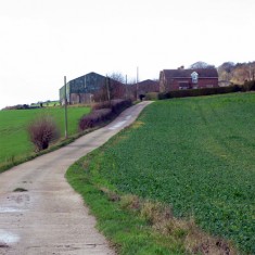 Garston Dairy, high enough above the village to relay signals to wireless receivers