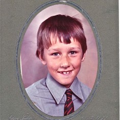 This is my dad Justin. He was born in 1969 and went to the same school as I do now. He liked P.E. and gardening on Wednesdays. His Headteacher’s name was Mr Lewis. After my Dad left Agricultural college, he worked at South Farm. He now works at Duncombe Farm. My dad says he likes Farming because he likes working outside and driving big tractors and machines. 
