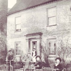 Nurse Micklam and family outside Barnards copy Nurse Micklam and family outside Barnards in about 1905. Nurse Micklam was a disttrict nurse and her husband was a baker.