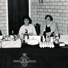 British Legion, on right, Ivy Cook and Thelma Hoare.