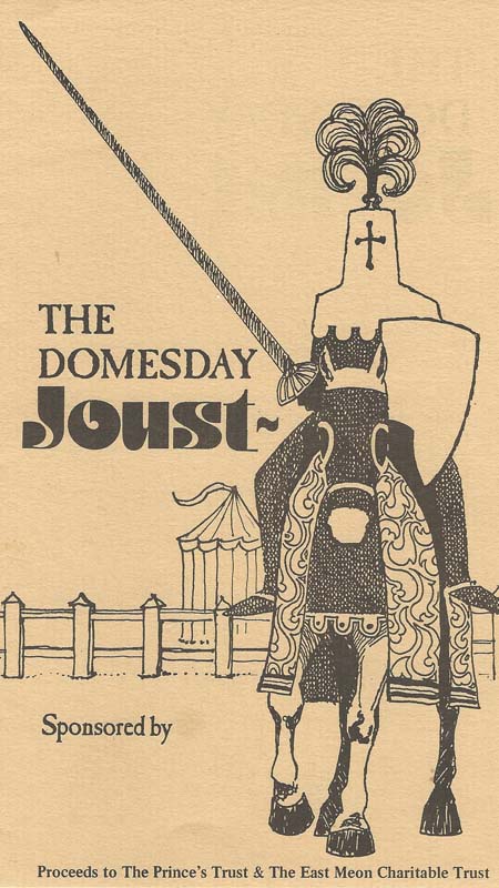 Domesday joust leaflet