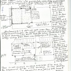 Notes by Edward Roberts recording his survey of Heycroft.