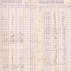 Pages of Barnards rent book