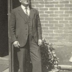 Edward Bone in later life; from 1922 he worked as a lorry driver on the Leydene Estate.