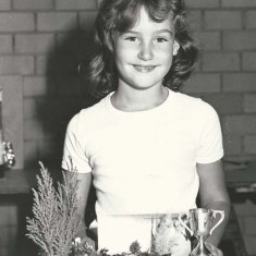 Jolene Sims winner of junior prize at Annual Show.