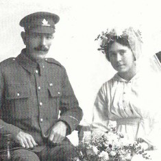Marriage of May Christmas to Jack Barratt, October 1st 1918 web