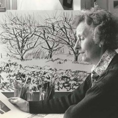 Molly Dicker, noted artist and print-maker.