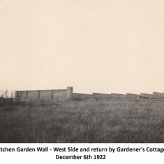 Kitchen garden, December 1922