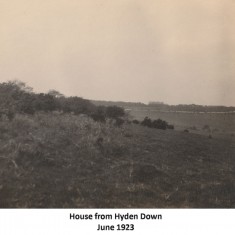 Rose garden and views of house, June 1923