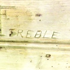 Inscription 'T'Treble'. Westbury agent in the 1890s