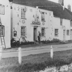 Barnards decorated for Coronation of HM Queen Elizabeth, 1953