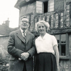 Ralph and Ruth Woodfield at Tudor House 