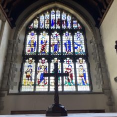 East window in Lady Chapel by Ninian Comprr | Richard Gaisford