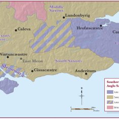 Southern tribes of Anglo Saxon Southern England